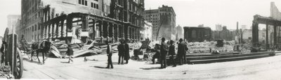 San Francisco etter jordskjelvet i 1906 av American Photographer