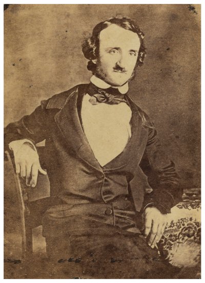 Sittende portrett av Edgar Allan Poe. 1876 (daguerreotypi) av American Photographer