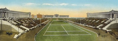 Soldiers Field og New Field Museum (farget bilde) av American Photographer