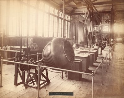 Stephen F. Whitman & Sons' utstilling i Machinery Hall of the Centennial Exposition, Philadelphia av American Photographer