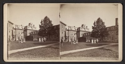 Stereoskopiske visninger av Oneida-samfunnet, ca. 1870 (s/hvitt-bilde) av American Photographer