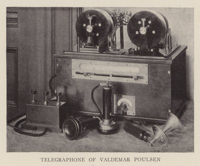 Telegraphone av Valdemar Poulsen (s/h-bilde) av American Photographer