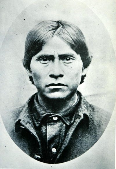The Apache Kid (s/hvitt bilde) av American Photographer