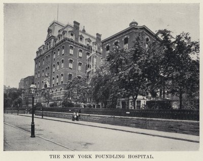 New York Foundling Hospital (s/hvitt bilde) av American Photographer