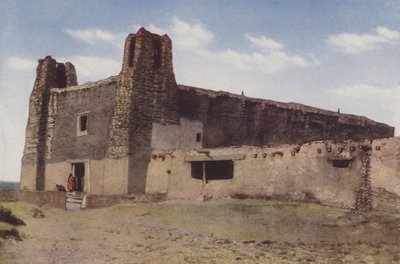 Den gamle kirken, Pueblo of Acoma, New Mexico (fargebilde) av American Photographer