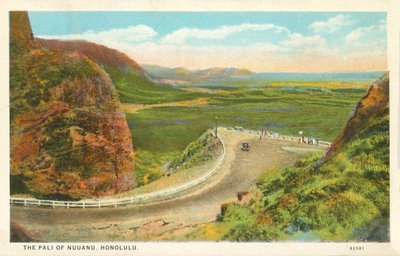 Pali fra Nuuanu, Honolulu (fargebilde) av American Photographer