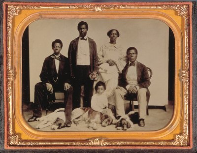 Bryllupsscenen, ca. 1860 av American Photographer