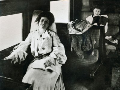 Reiser på 'The California Limited' på Santa Fe-jernbanen av American Photographer