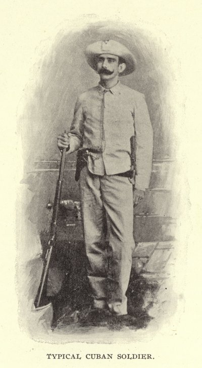 Typisk cubansk soldat av American Photographer