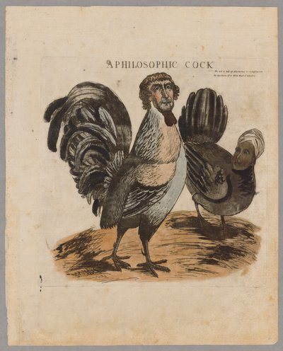 En filosofisk hane, 1804 av American School