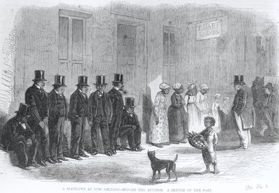 A Slave-Pen at New Orleans - Before the Auction, fra 