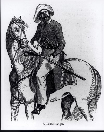 En Texas Ranger, illustrasjon fra 