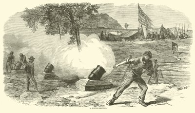 Et mørtelbatteri, juni 1864 av American School
