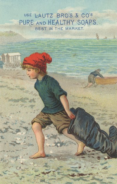Annonse for Lautz Bros & Cos Pure and Healthy Soaps, ca. 1880 av American School