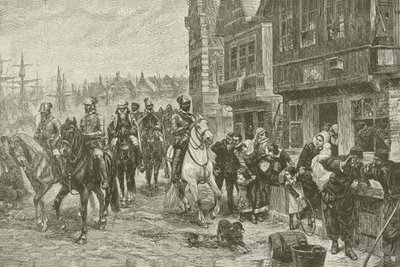 Alvas Last Ride through Amsterdam, fra maleriet av Chas Rochussen av American School