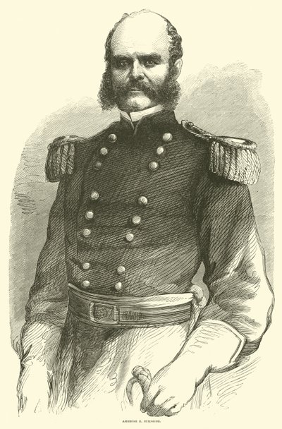 Ambrose E Burnside, november 1862 av American School
