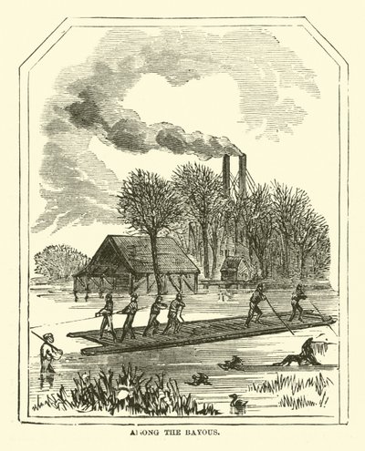 Among the Bayous, mars 1863 av American School