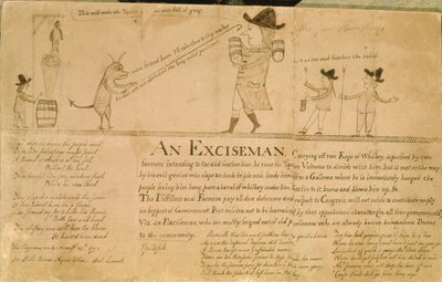 An Exciseman, ca. 1790 (tegning) av American School