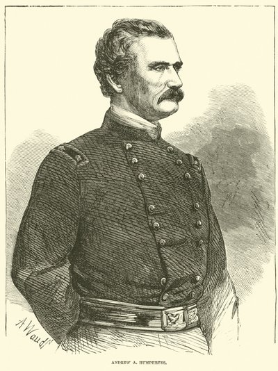 Andrew A Humphreys, august 1863 av American School