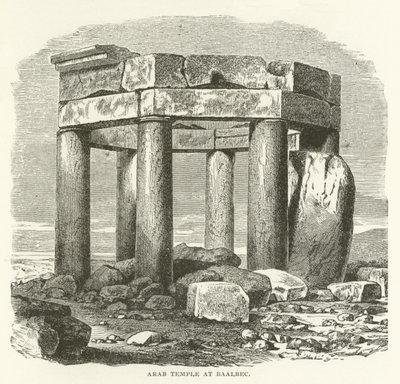 Arabisk tempel i Baalbec av American School