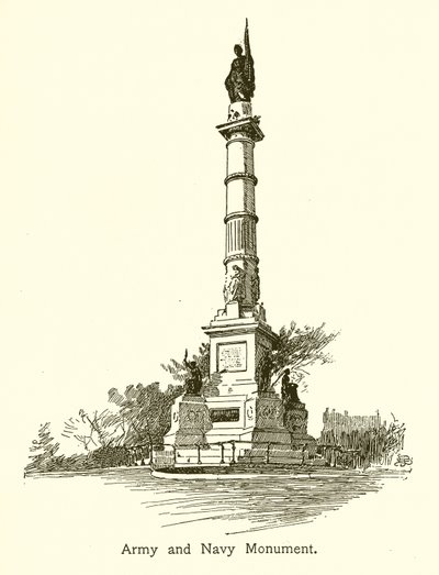Army and Navy Monument, Boston Common av American School