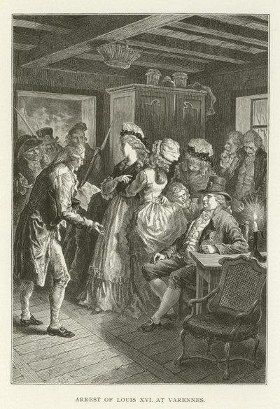 Arrestasjon av Ludvig XVI i Varennes av American School