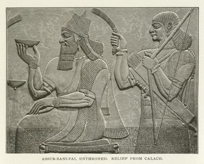 Assur-bani-pal tronet, lettelse fra Calach av American School