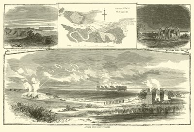 Angrep på Fort Pulaski, april 1863 av American School