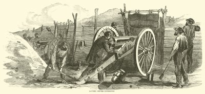 Batteri før Petersburg, juni 1864 av American School