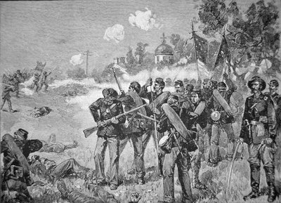 Slaget ved Gettysburg, på nært hold den første dagen av American School