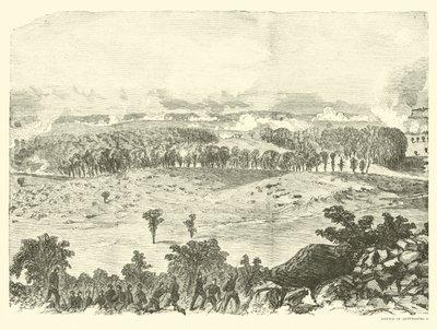 Slaget ved Gettysburg, Summit of Little Round Top, 2. juli, juli 1863 av American School