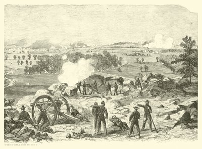 Slaget ved Gettysburg, Summit of Little Round Top, 2. juli, juli 1863 av American School