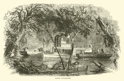 Bayou Navigation, mars 1863 av American School