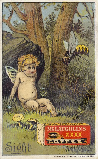 Bee angriper putto av American School