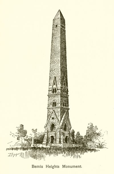 Bemis Heights-monumentet av American School