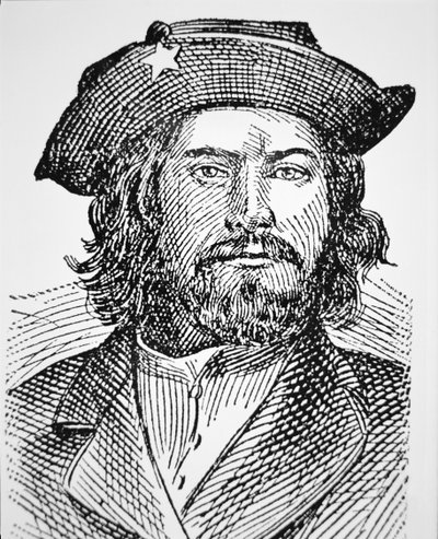 "Bloody Bill" Anderson (litho) av American School