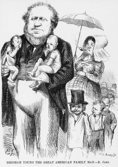 Brigham Young (1801-77) den store amerikanske familiemannen av American School