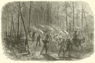Innbringelse av fanger om natten, august 1864 av American School