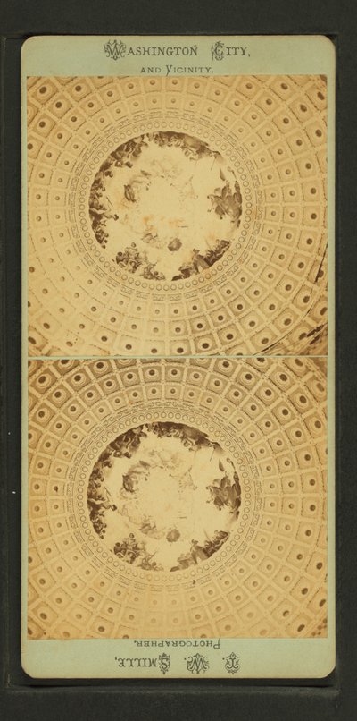 Brumidis allegoriske maleri, ca. 1865 av American School