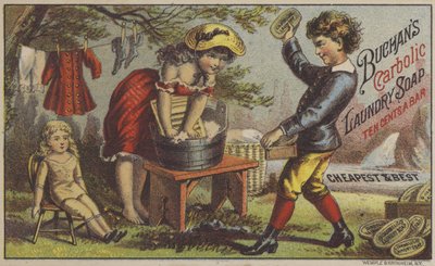 Buchans karboliske vaskesåpe (kromolitho) av American School