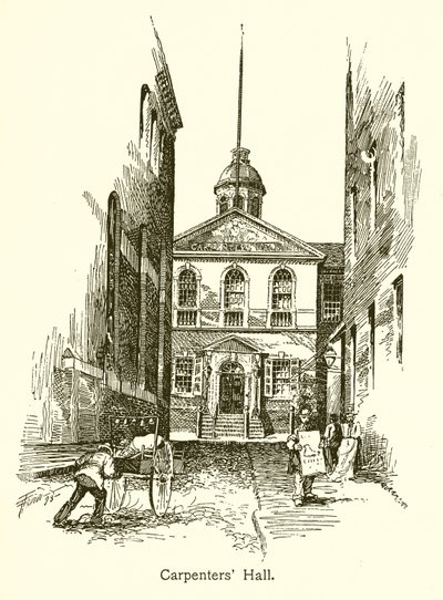 Carpenters Hall, Philadelphia av American School