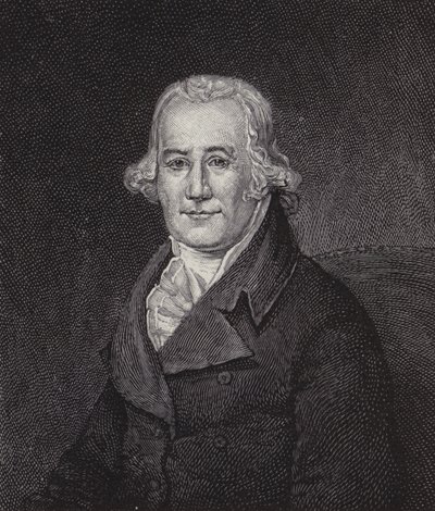 Caspar Wistar , amerikansk lege og anatom (gravering) av American School