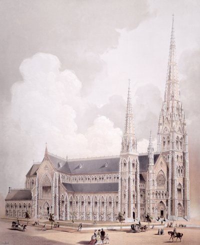 Cathedral of the Holy Cross, Boston, Massachusetts av American School