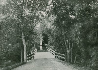Concord Bridge, Lexington (fotogravyr) av American School