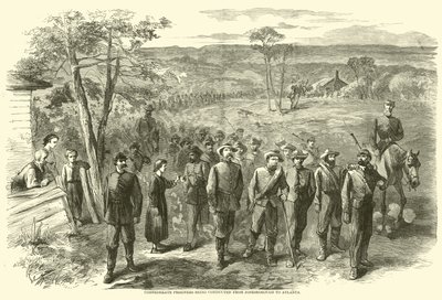 Konfødererte fanger ble ført fra Jonesborough til Atlanta, september 1864 av American School