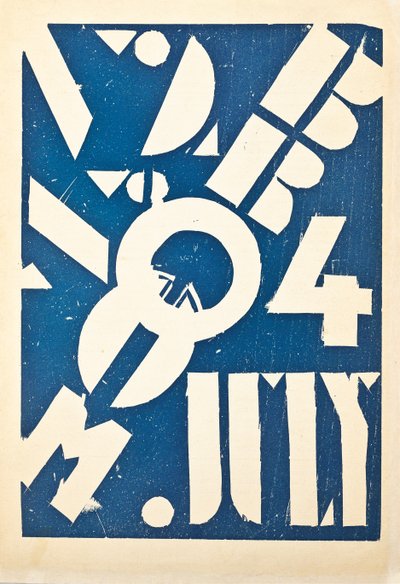 Omslag til kunstmagasinet "Broom", ca.1921-1924 av American School