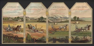 Hjortegårdsmaskiner (farge litho) av American School