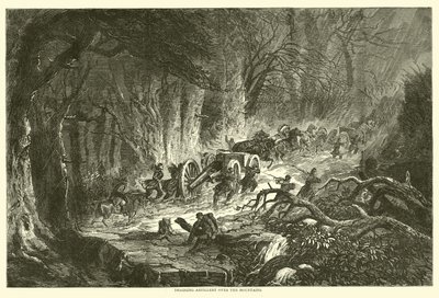 Dra artilleri over fjellene, august 1863 av American School