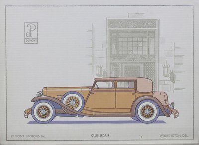 DuPont Motor Cars: Club Sedan, 1921 av American School