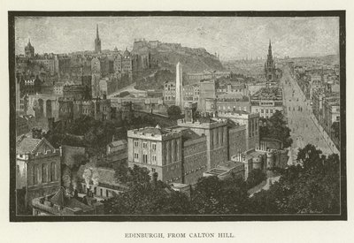 Edinburgh, fra Calton Hill av American School
